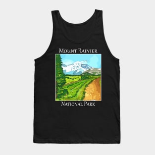 Mount Rainier National Park near Seattle Washington Tank Top